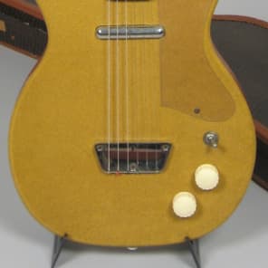 Silvertone 1357 Danelectro Model C 1956 Ginger and Tan with Original Case image 2