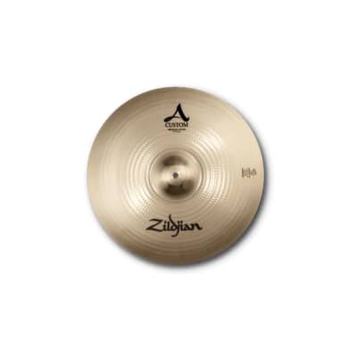 Zildjian 17 Inch  A Custom Medium Crash Cymbal A20827  642388292280 image 2
