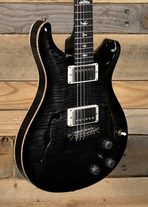 PRS 10 Top & Back Hollowbody II Piezo Electric Guitar Purple Mist w/ Case image 1