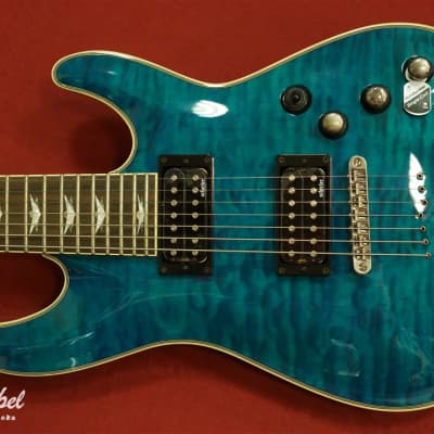 Schecter AD-OM-EXT-7 Omen Extreme-7 Trans Ocean Blue w/ free | Reverb