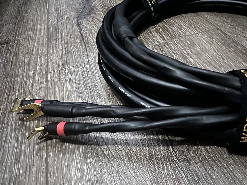 Canare 4S11 Star-Quad Speaker Cable Pair with Eminence Gold Spade  Connectors - 10ft