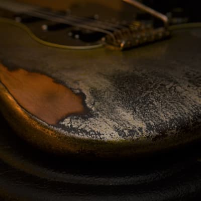 Fender Stratocaster HSS Heavy Relic Custom Silver Sparkle O Black image 2