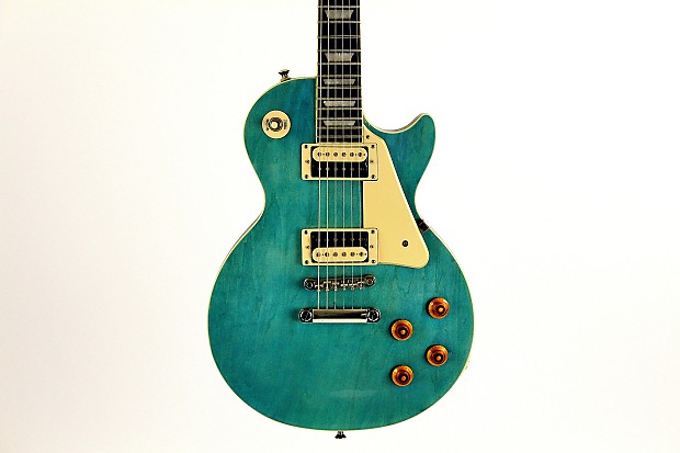 Teal les paul discount