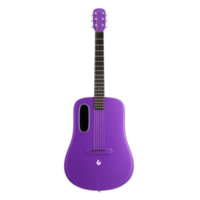 Lava Music ME 4 Carbon Fiber 38” Acoustic Electric Guitar - Purple image 4