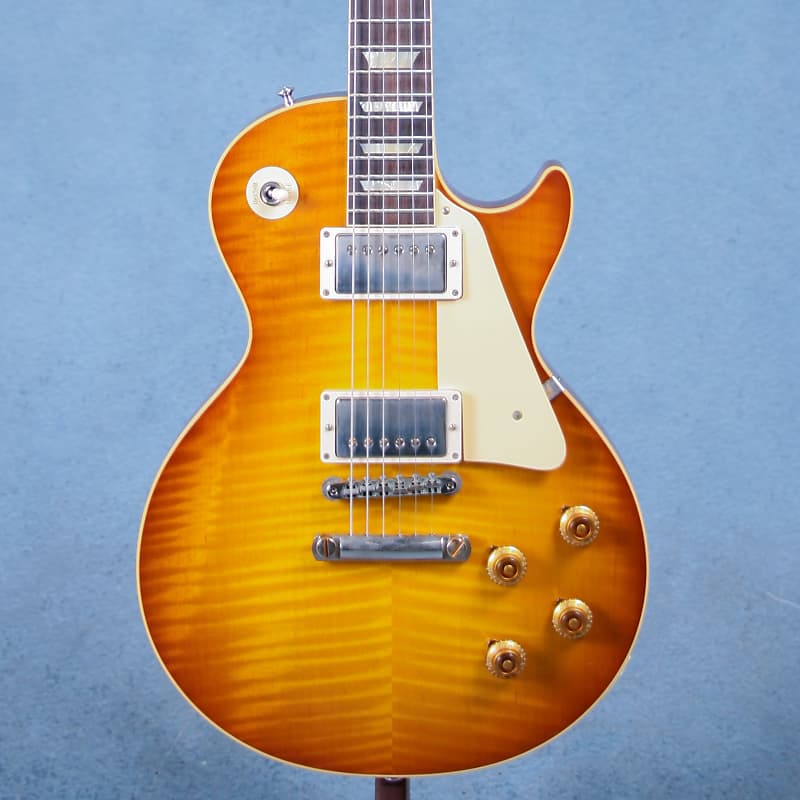 Gibson Custom 59 Les Paul Standard Electric Guitar DW Music Handpicked - Golden Poppy Burst - 932523-Golden Poppy Burst image 1