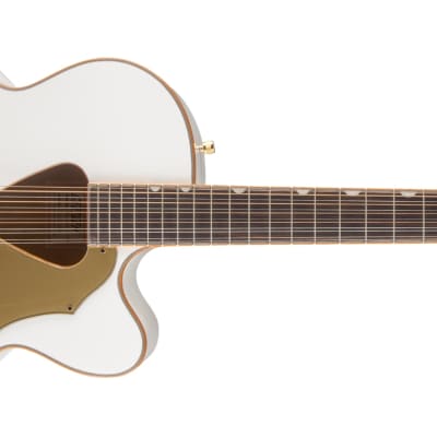 GRETSCH - G5022CWFE-12 Rancher Falcon Jumbo 12-String Cutaway Electric  Fishman Pickup System  White - 2714025505 for sale