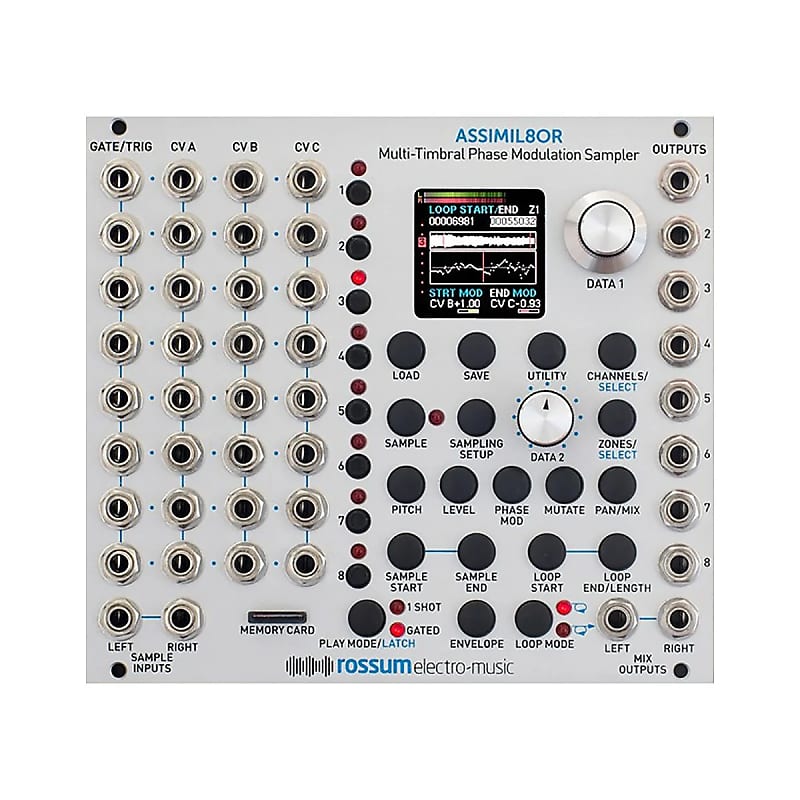 Rossum Electro-Music Assimil8or Multi-Timbral Phase Modulation Sampler Eurorack Module image 1