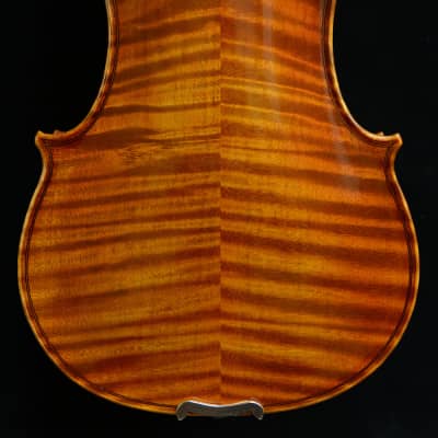 Rare 4/4 Violin Beautiful Flame Maple Back Outstanding Sound Guarneri Violin image 8