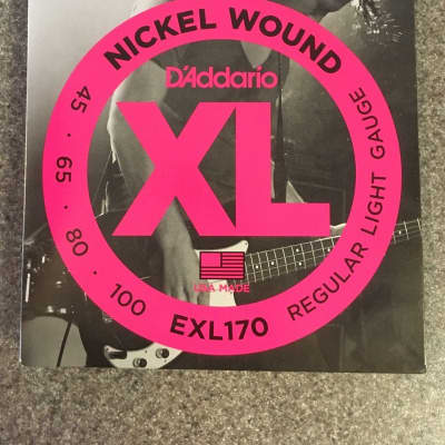 D'Addario Light, 45-100, Long Scale Electric Bass Strings EXL170 image 1