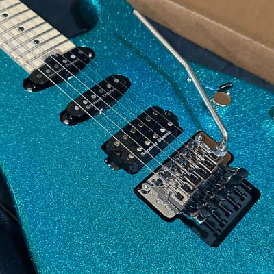 Charvel Pro-Mod San Dimas Style 1 HSS FR M Electric Guitar - Aqua Flake image 6