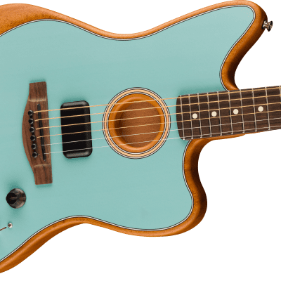 Fender Acoustasonic Player Jazzmaster - Ice Blue image 1