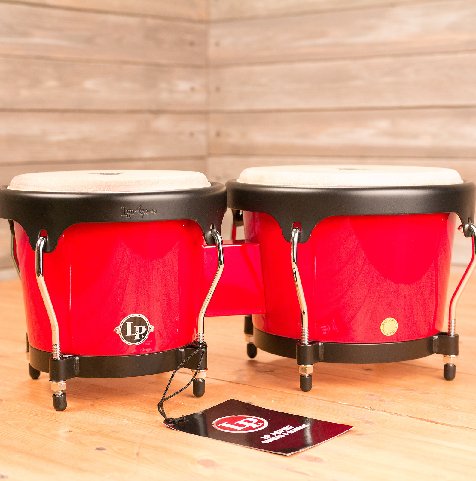 LP Aspire ボンゴ レッド ペア Amazon.com: Latin Percussion LPA601F-RD LP Aspire Fiberglass
