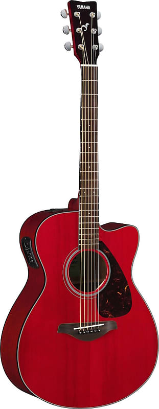 Yamaha FSX800C Ruby Red - Guitare Electro acoustique | Reverb