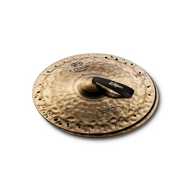 Zildjian 16" K Constantinople Vintage Medium Heavy w/Straps Cymbal (Pair) K1136 642388295724 image 1