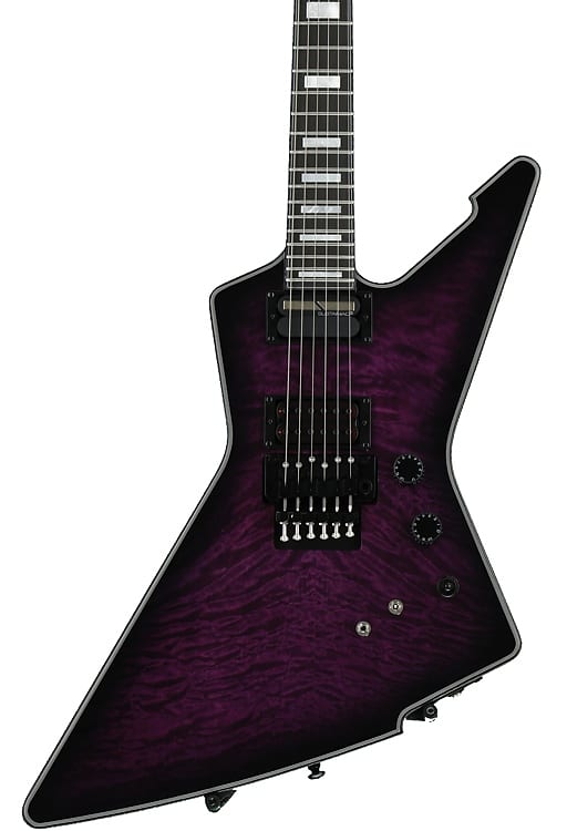 Schecter E-1 FR S Special Edition Electric Guitar - Trans Purple Burst image 1