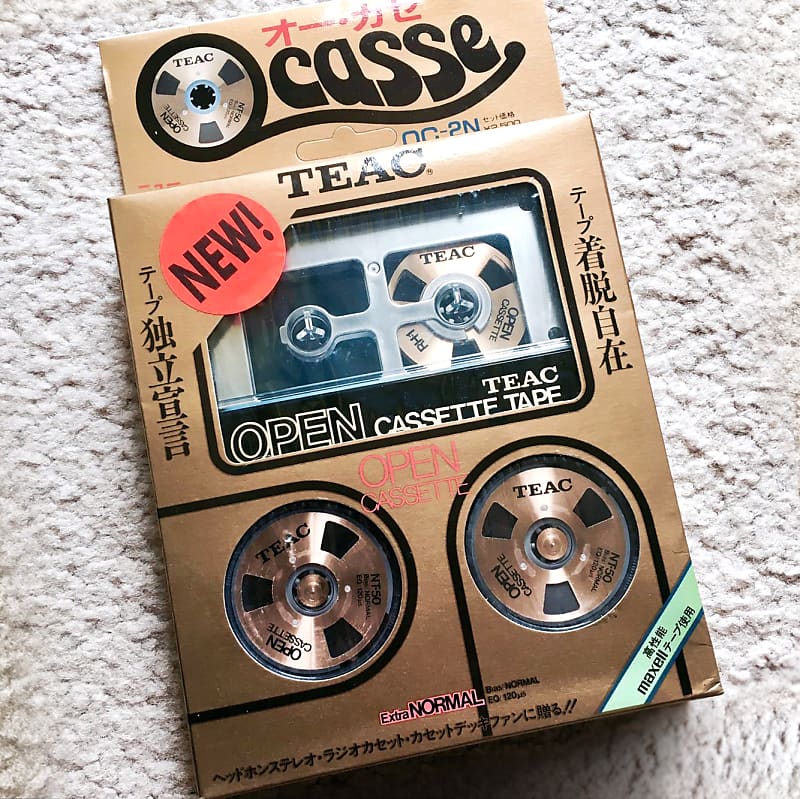 TEAC OC-2N Golden Open Reel Cassette, Super Rare & Classic