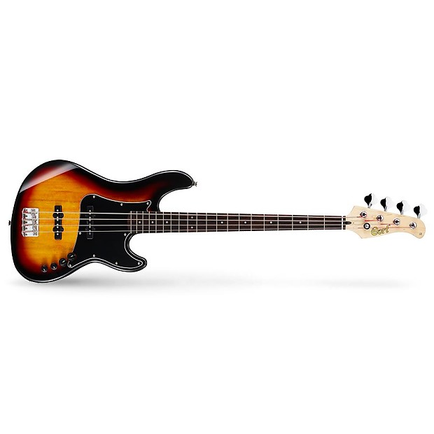Cort GB-34A 3 Tone Sunburst Bass Guitar image 1
