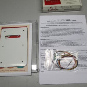 Suhr Backplate Silent Single Coil System BPSSC for Strat type guitars with 3 single coil pickups Reverb