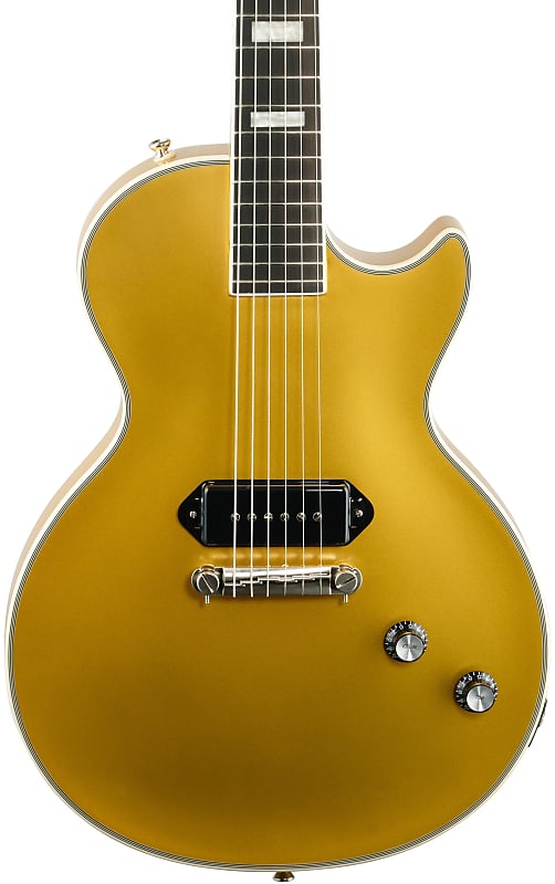 Epiphone Jared James Nichols Gold Glory Les Paul Custom Electric Guitar  (with Hard Bag)