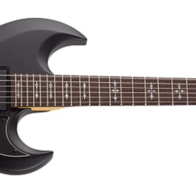Schecter Demon S-II 6-String RH Electric Guitar-Satin Black image 13