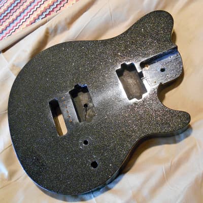 OLP MM1 Guitar Body. Black Sparkle. Ernie Ball. Musicman OLP MM1 Guitar Body. Black Sparkle. Ernie Ball. Musicman