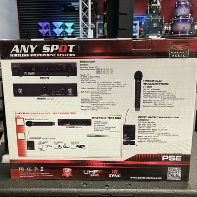 Galaxy Audio PSE Wireless Microphone System 16 Channel PSE Receiver MBP52 Transmitter image 2