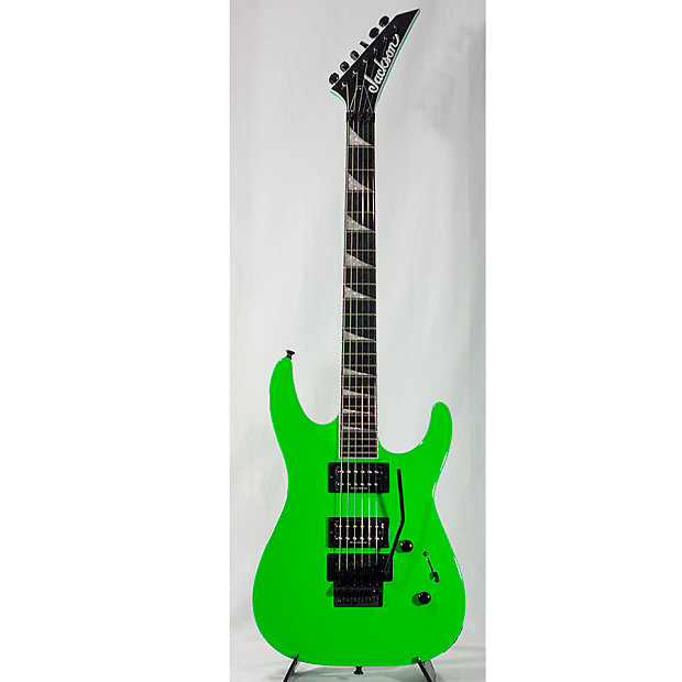 Jackson soloist slx slime green top