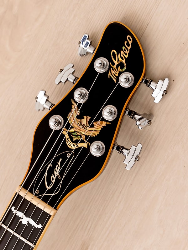1983 Greco Cougar I Vintage Guitar Violin Lacquer Finish, 1