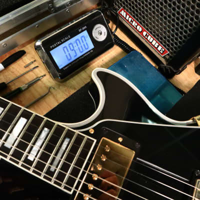 2021 Gibson Les Paul Custom Black Electric Guitar Gold Hardware Custom Shop image 24