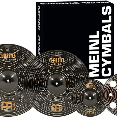 Meinl Cymbals Classics Custom Dark Crash and Effects Pack with FREE Trash Splash, CCD1068+12 image 1