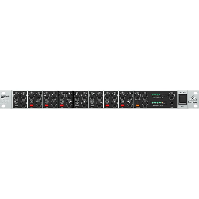 Behringer Eurorack Pro RX1602 V2 Stereo Line Mixer image 1