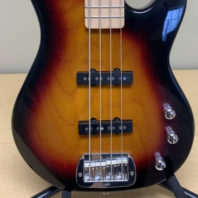 G&L Tribute Series JB-2 Bass with Maple Fretboard- 3-Tone Sunburst for sale