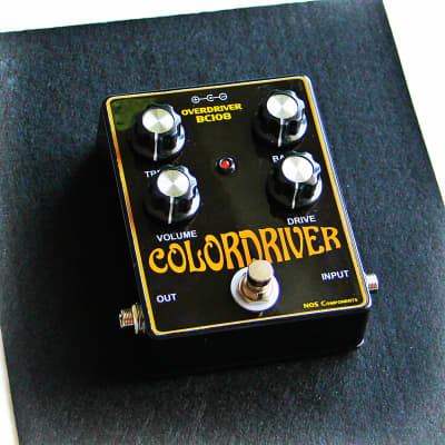 BC108 Mullard caps Boutique Colordriver Overdriver guitar pedal overdrive nos components handmade image 5