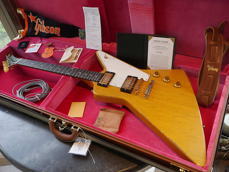 Video! 2021 Gibson Collector's Edition Korina Explorer Murphy Labs Aged Brazilian Rosewood image 1