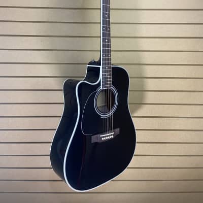 Takamine Legacy EF341SC, Left-Handed Acoustic-Electric Guitar - Black w/OHSC + FREE Shipping #111 image 5