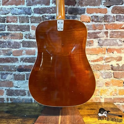 Framus Texan 12 String Acoustic Guitar w/ GB (1960s - Sunburst) image 8