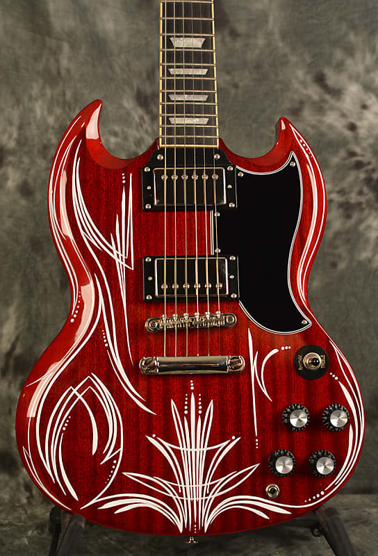 Epiphone G-400 SG Pro Cherry Custom Hot Rod Von Dutch
