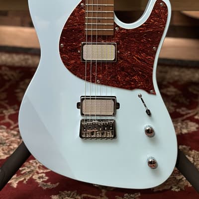 Balaguer Thicket Standard Gloss Pastel Blue Electric Guitar - with Balaguer Gig Bag image 3