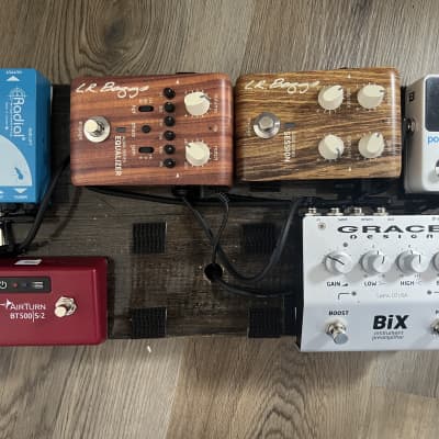 Acoustic guitar Pedalbaord (Grace Design BIX, lr Baggs align