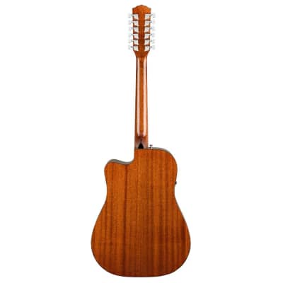 Fender CD-60SCE Dreadnought 12-String Acoustic Electric Guitar Natural image 2