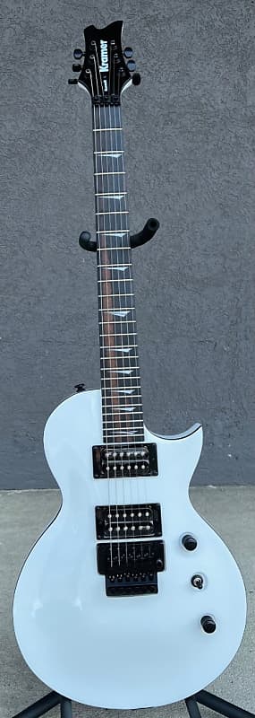 Kramer Assault 220 Singlecut Electric Guitar in White - Model KA-22WHBF -  2nd