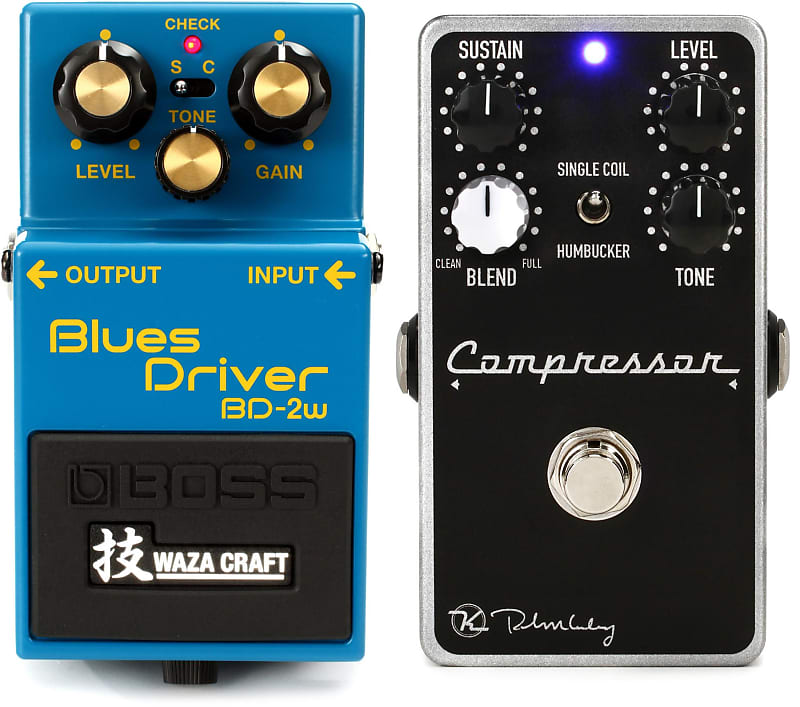 Boss BD-2W Waza Craft Blues Driver Pedal Bundle with Keeley