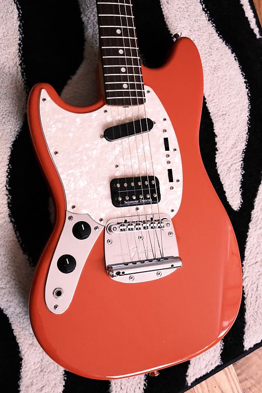 Fender Kurt Cobain Mustang Left-Handed 2012 Fiesta Red image 1