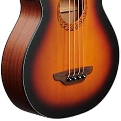 Luna Tribal Acoustic / Electric Bass 34 Inch Scale TSB image 15