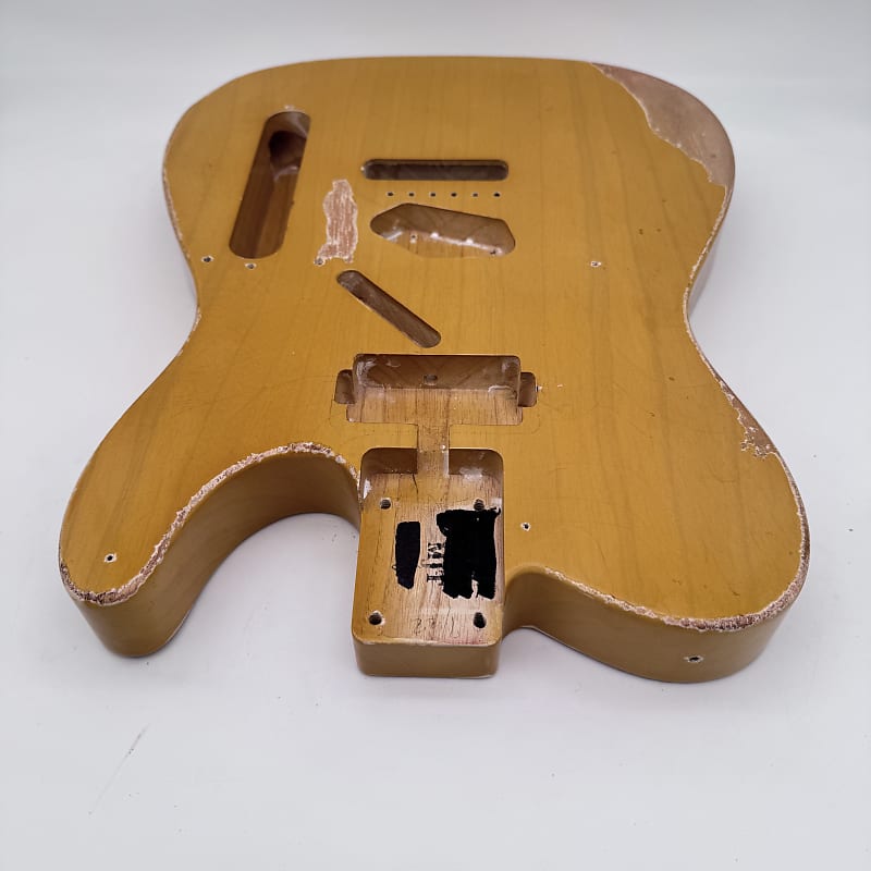 MJT Telecaster Light Relic Tremolo Body Nitro Light BB3136