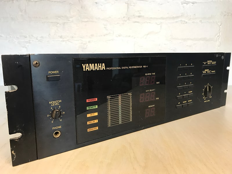Yamaha REV-1 Reverb with RCR-1 Remote - Classic & Rare Digital Reverb image 1