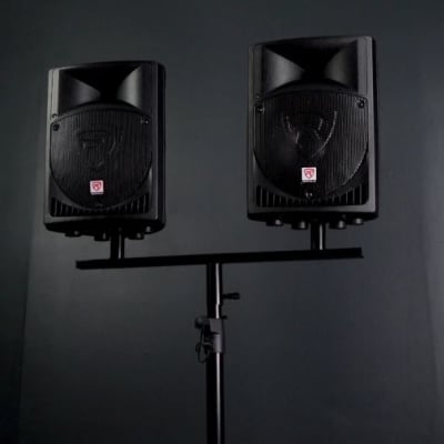 Rockville DJ Package w/ (2) 10" Active Speakers+Dual Mount+12" Powered Subwoofer image 13