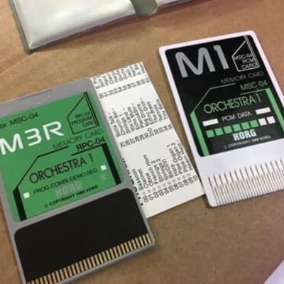 Korg Korg M1 and M3R Memory Cards RSC-4S *Used (AR088) image 1