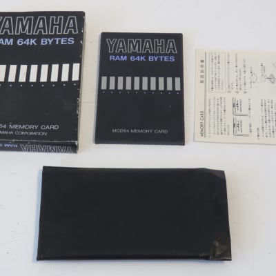 Yamaha MCD64 Memory Card RAM 64K Bytes | eBay