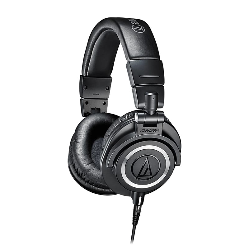 Audio-Technica ATH M50x Headphones Black  			